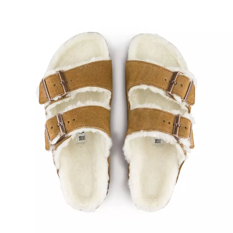 Sandales Birkenstock ARIZONA FUR CUIR