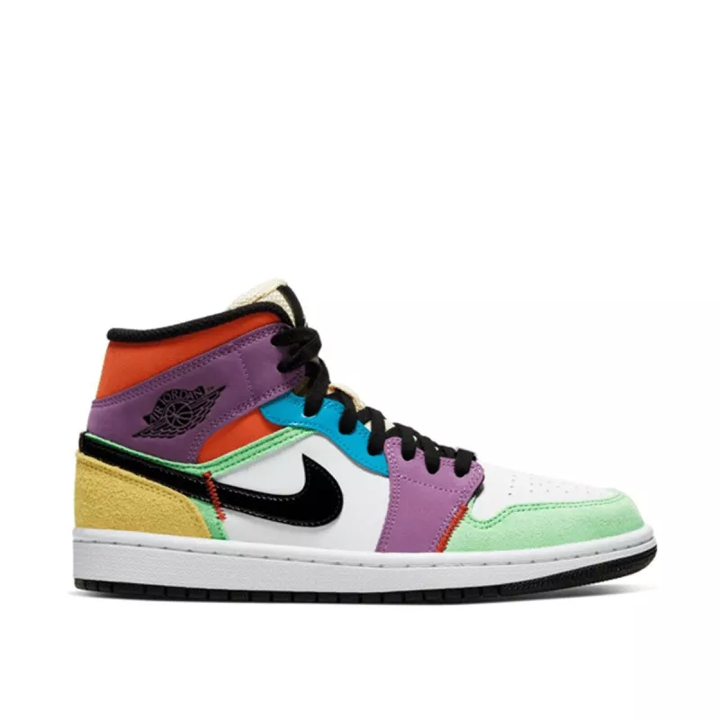 basket airs jordans 1 mid
