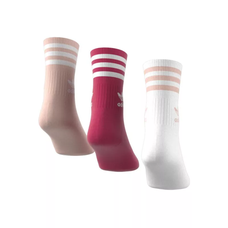Pack 3 paires de chaussettes adidas Originals MID CUT CREW