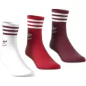 Pack 3 paires de chaussettes adidas Originals MID CUT CREW