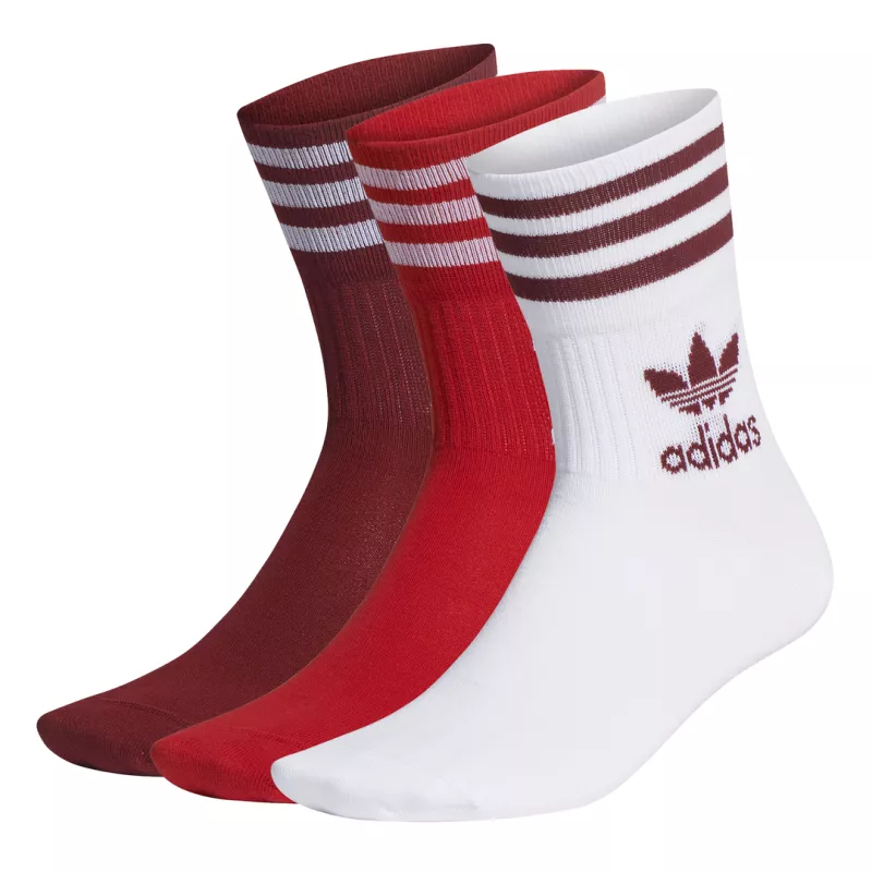 chaussette adidas rouge