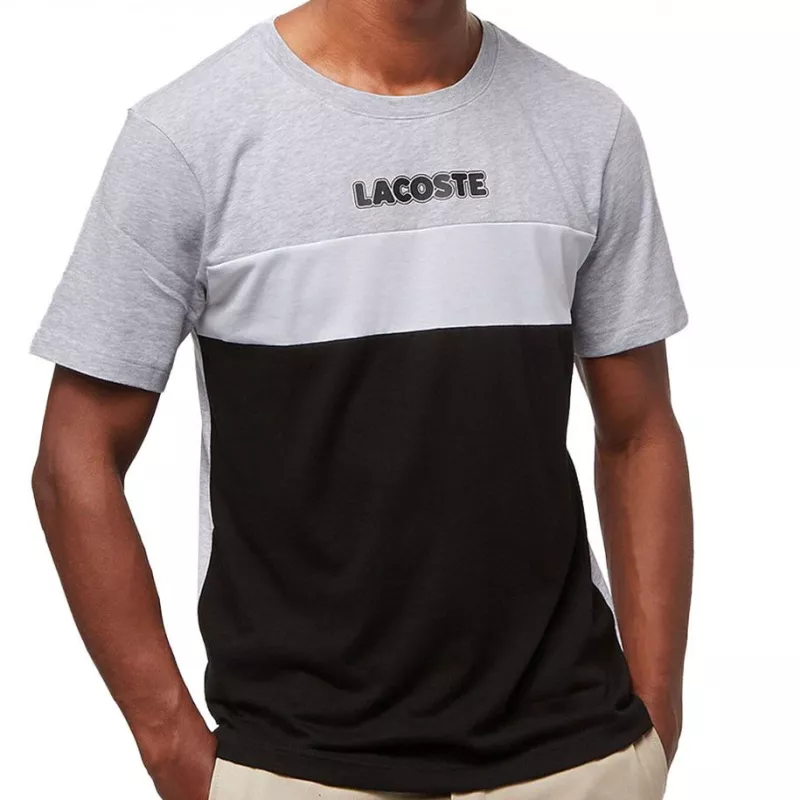 t shirt lacoste gris