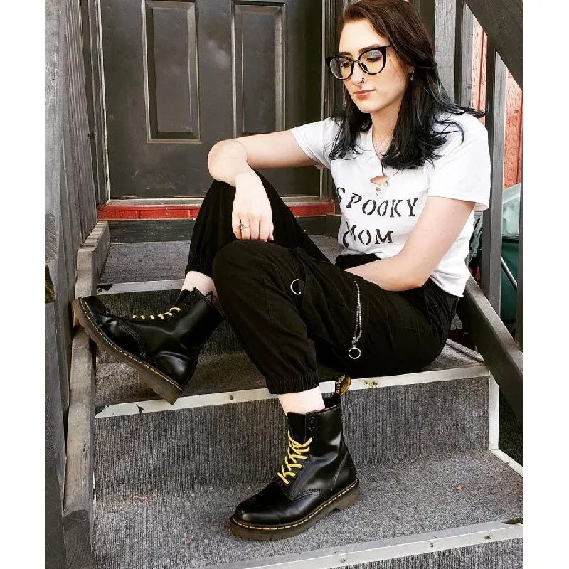 Botte Dr Martens BLACK SMOOTH