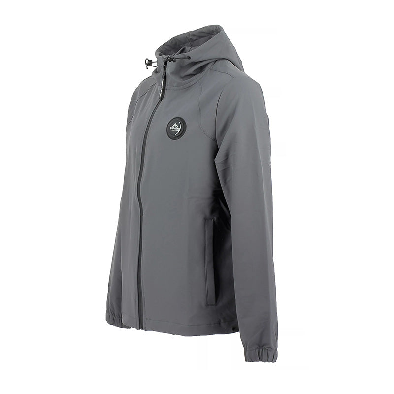 Veste de survêtement à capuche Helvetica 04 HAVANE