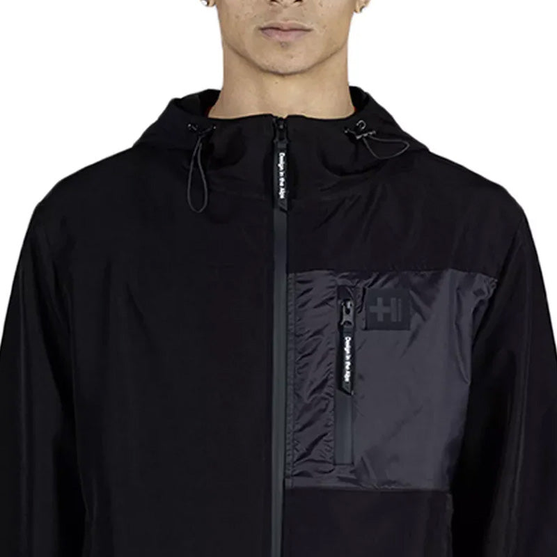 Veste à capuche zippée Helvetica Saturne