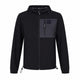 Veste à capuche zippée Helvetica Saturne