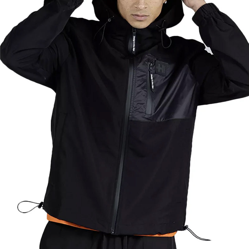 Veste à capuche zippée Helvetica Saturne