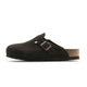 Chausson Femme Birkenstock BOSTON RIVETS SUEDE étroite