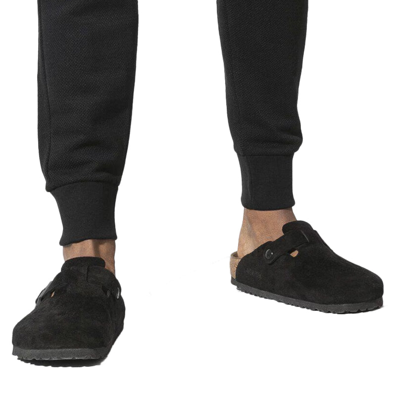 Chausson Femme Birkenstock BOSTON RIVETS SUEDE étroite