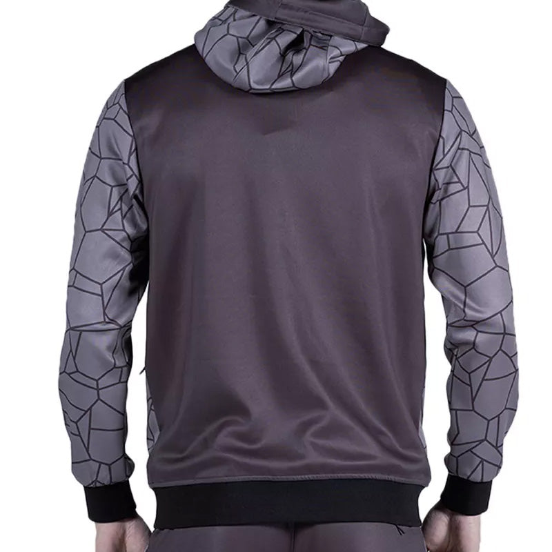 Sudadera con capucha y cremallera Helvética