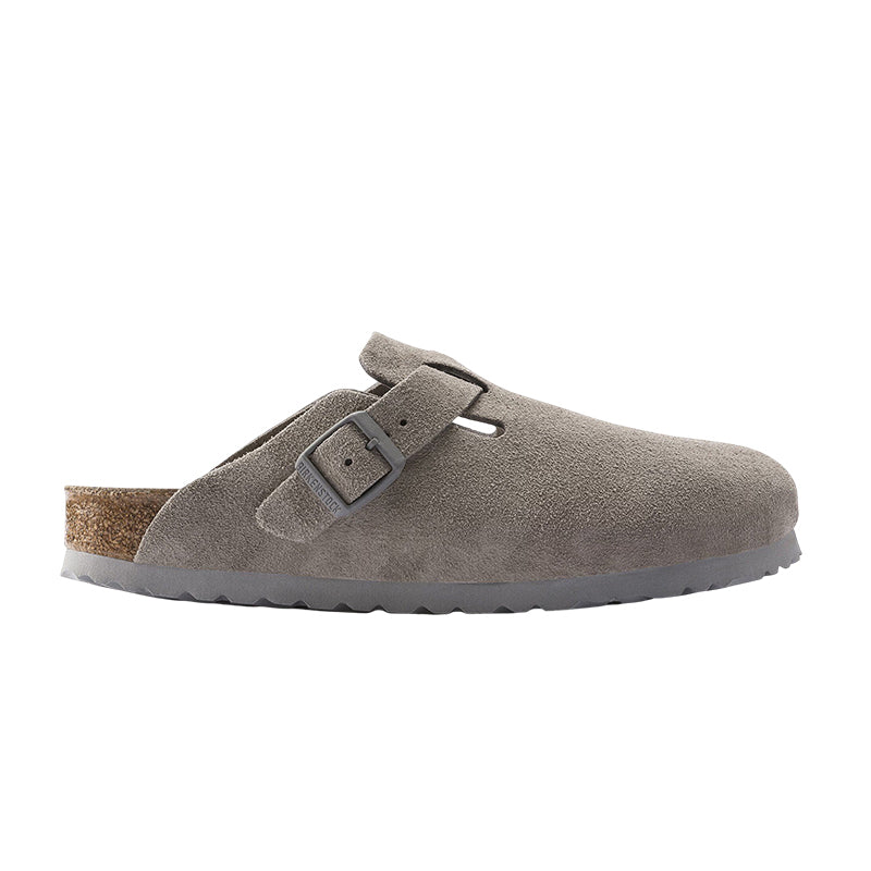 Chausson Homme Birkenstock BOSTON SUEDE étroite