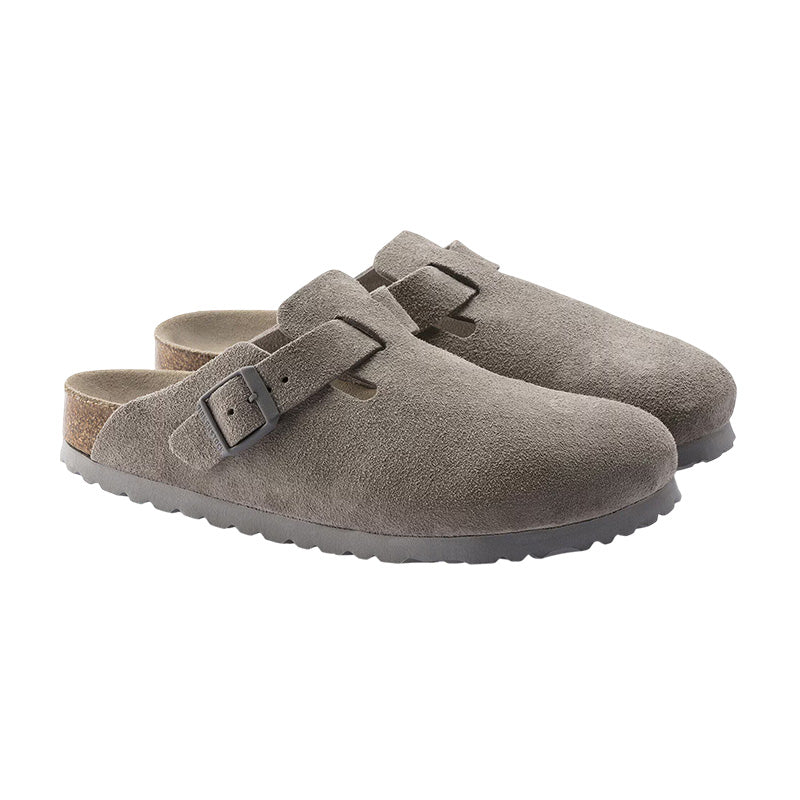 Chausson Homme Birkenstock BOSTON SUEDE étroite