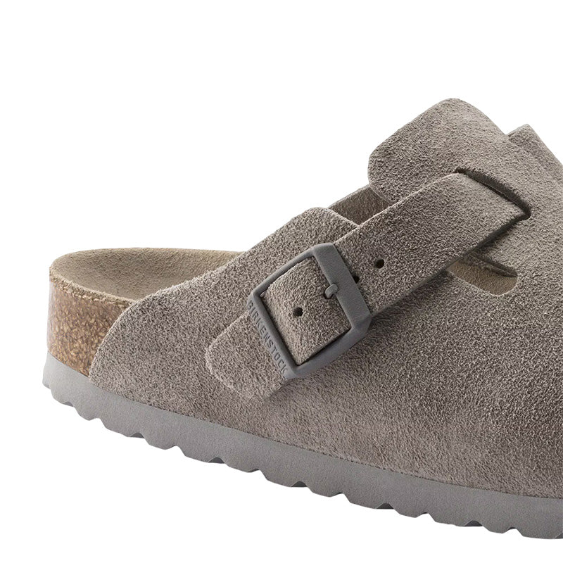 Chausson Homme Birkenstock BOSTON SUEDE étroite