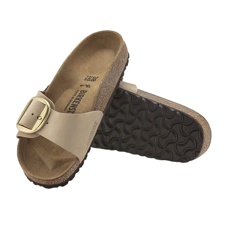 Sandale Femme Birkenstock MADRID BIG BUCKLE CUIR NUBUCK étroite