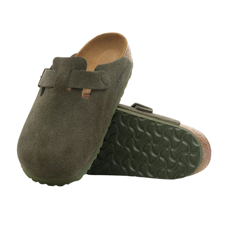 Chausson Homme Birkenstock BOSTON VL SUEDE étroite