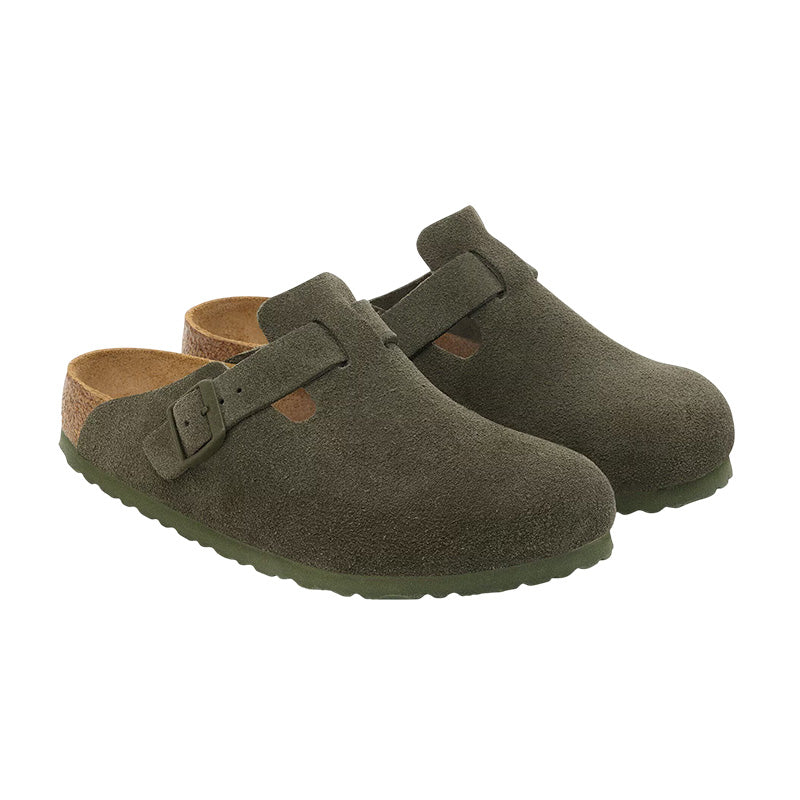 Chausson Homme Birkenstock BOSTON VL SUEDE étroite