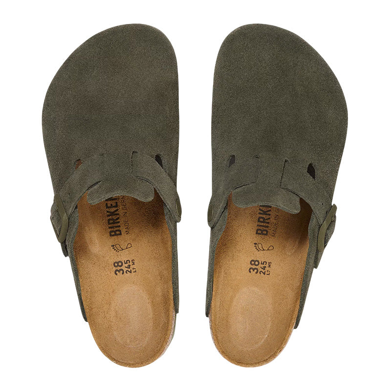 Chausson Homme Birkenstock BOSTON VL SUEDE étroite