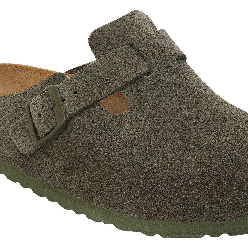 Chausson Homme Birkenstock BOSTON VL SUEDE étroite