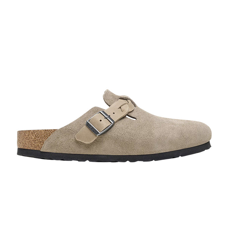 Chausson Homme Birkenstock BOSTON SUEDE BRAIDED étroite