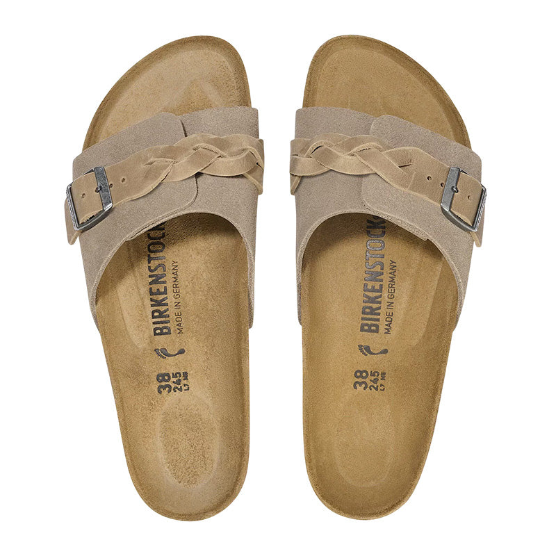 Sandale Femme Birkenstock OITA BRAIDED SUEDE étroite
