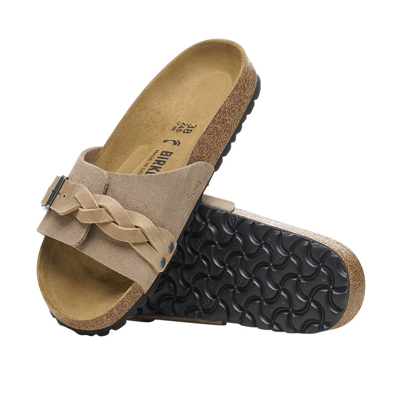 Sandale Femme Birkenstock OITA BRAIDED SUEDE étroite