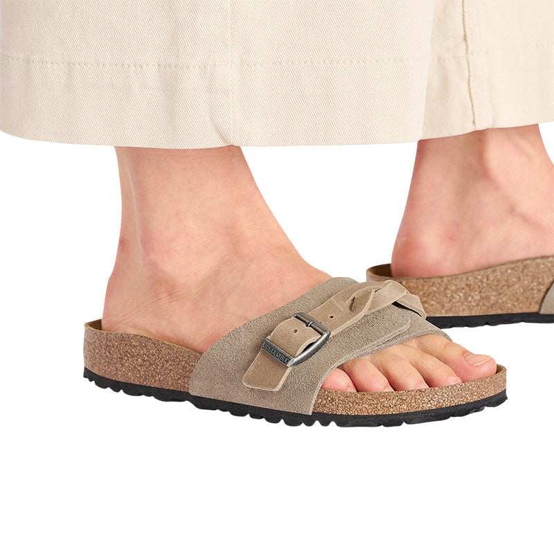 Sandale Femme Birkenstock OITA BRAIDED SUEDE étroite
