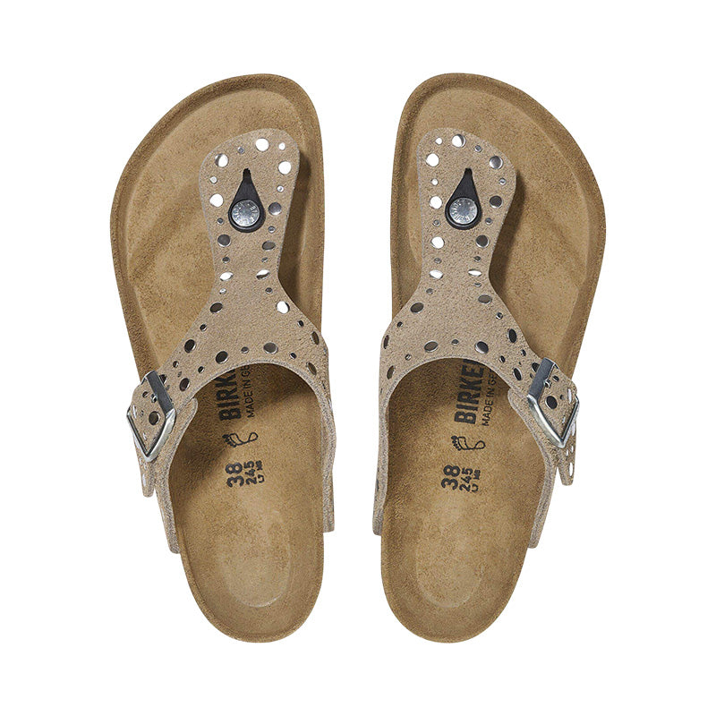 Sandale Femme Birkenstock GIZEH RIVET CUIR étroite