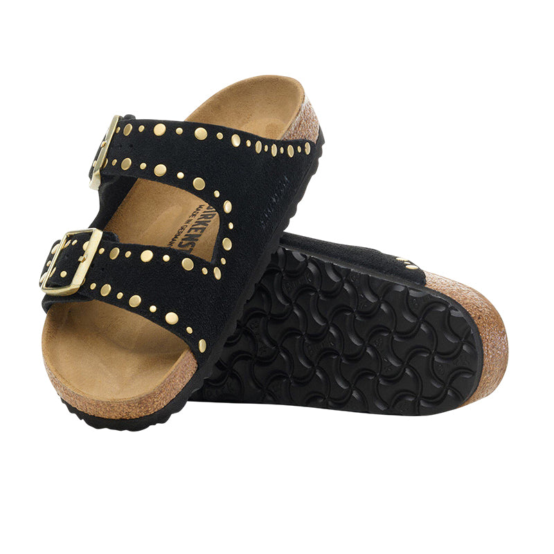 Sandale Femme Birkenstock ARIZONA SUEDE RIVET
