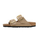 Sandale Femme Birkenstock ARIZONA BIG BUCKLE CUIR NUBUCK étroite