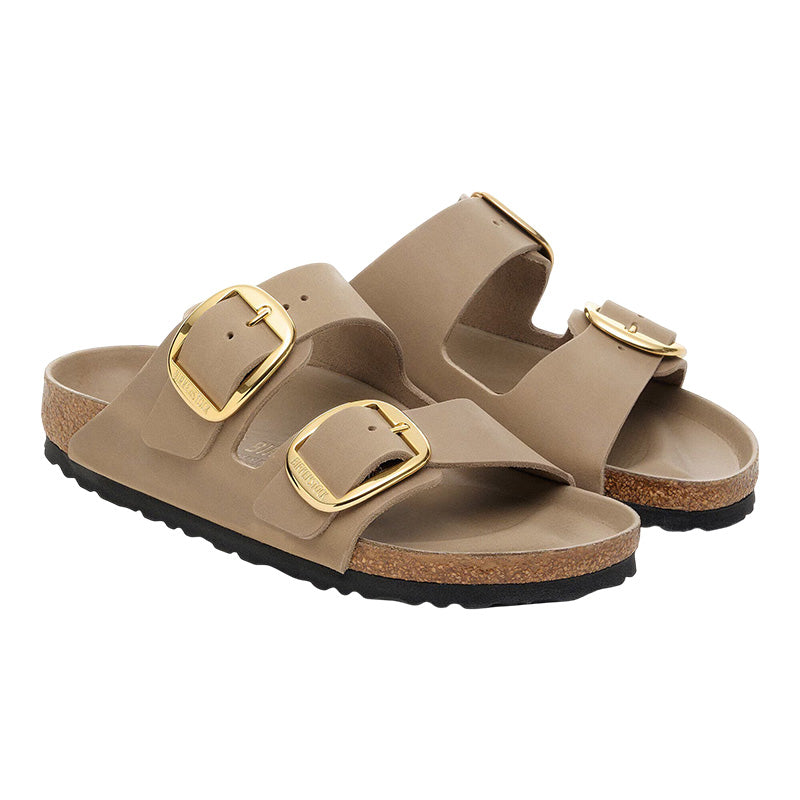 Sandale Femme Birkenstock ARIZONA BIG BUCKLE CUIR NUBUCK étroite