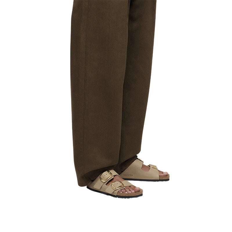 Sandale Femme Birkenstock ARIZONA BIG BUCKLE CUIR NUBUCK étroite