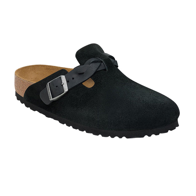 Chausson Homme Birkenstock BOSTON SUEDE BRAIDED