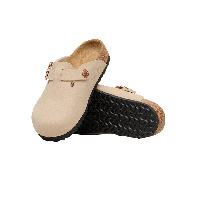 Chausson Birkenstock BOSTON FLOWER  BUCKLE Junior étroite