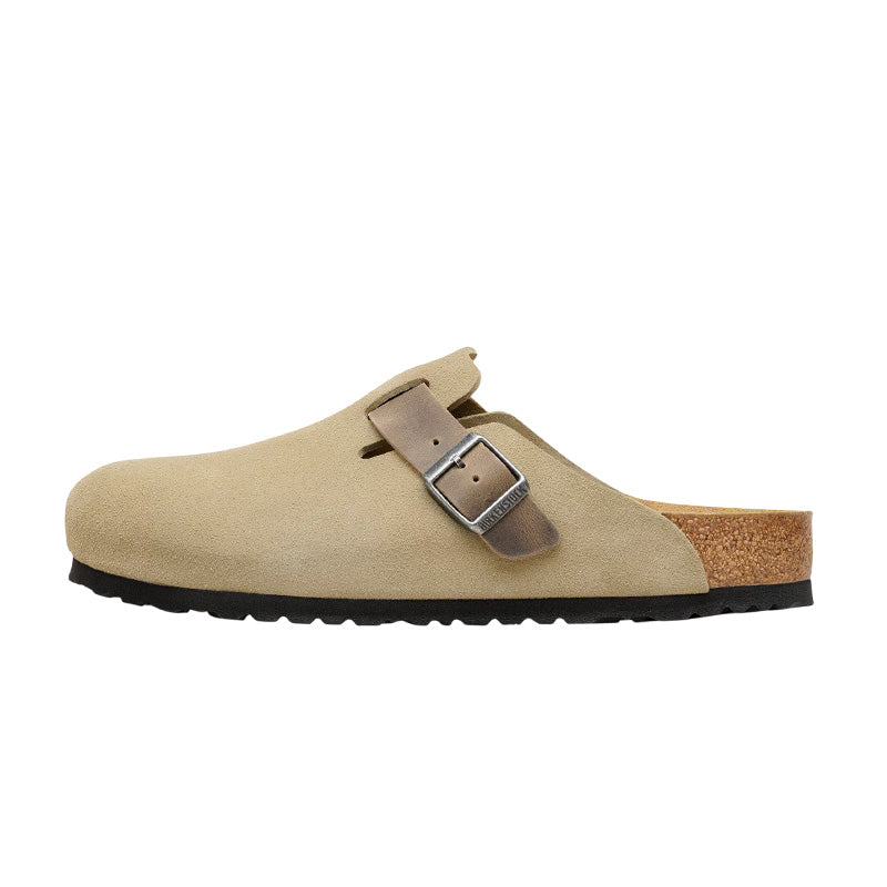 Chausson Homme Birkenstock BOSTON SUEDE étroite