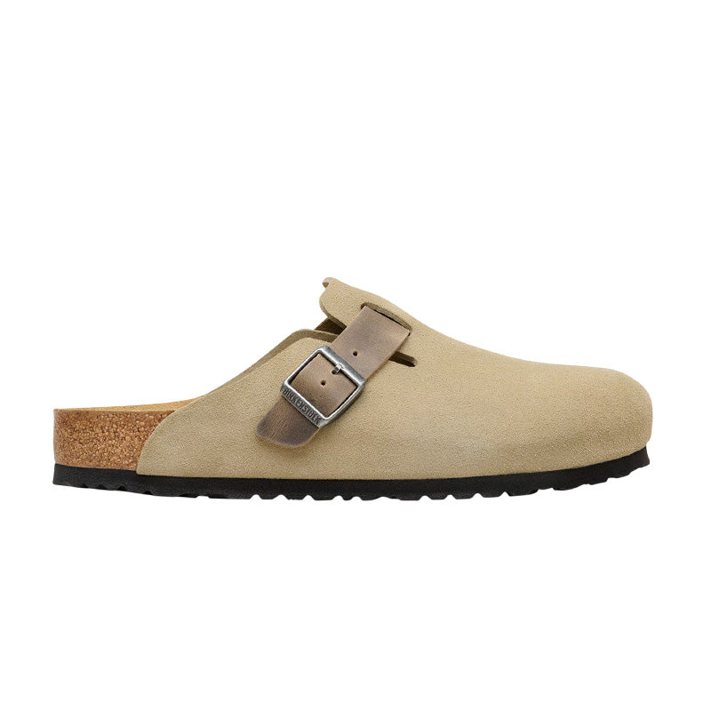 Chausson Homme Birkenstock BOSTON SUEDE étroite