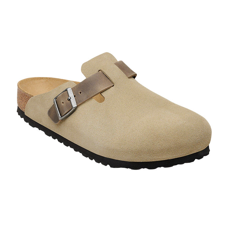 Chausson Homme Birkenstock BOSTON SUEDE étroite