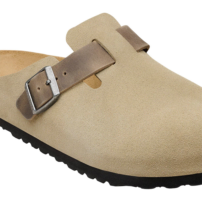 Chausson Homme Birkenstock BOSTON SUEDE étroite