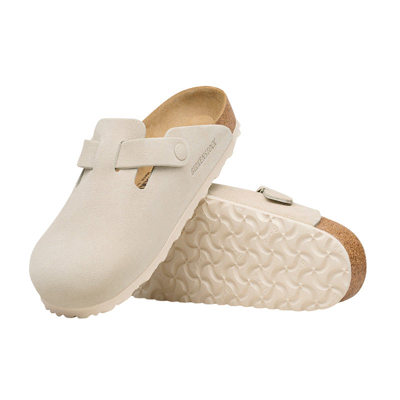 Chausson Homme Birkenstock BOSTON SUEDE étroite