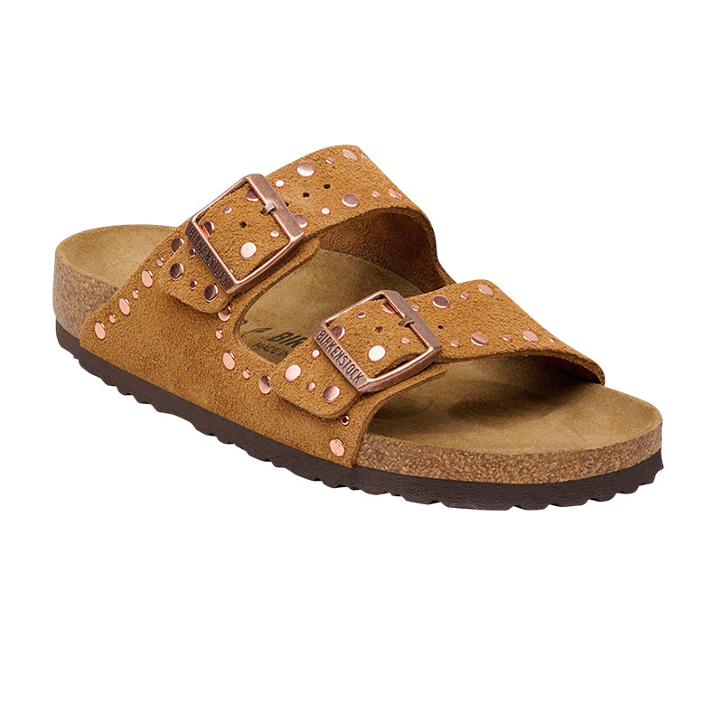 Sandale Femme Birkenstock ARIZONA SUEDE RIVET