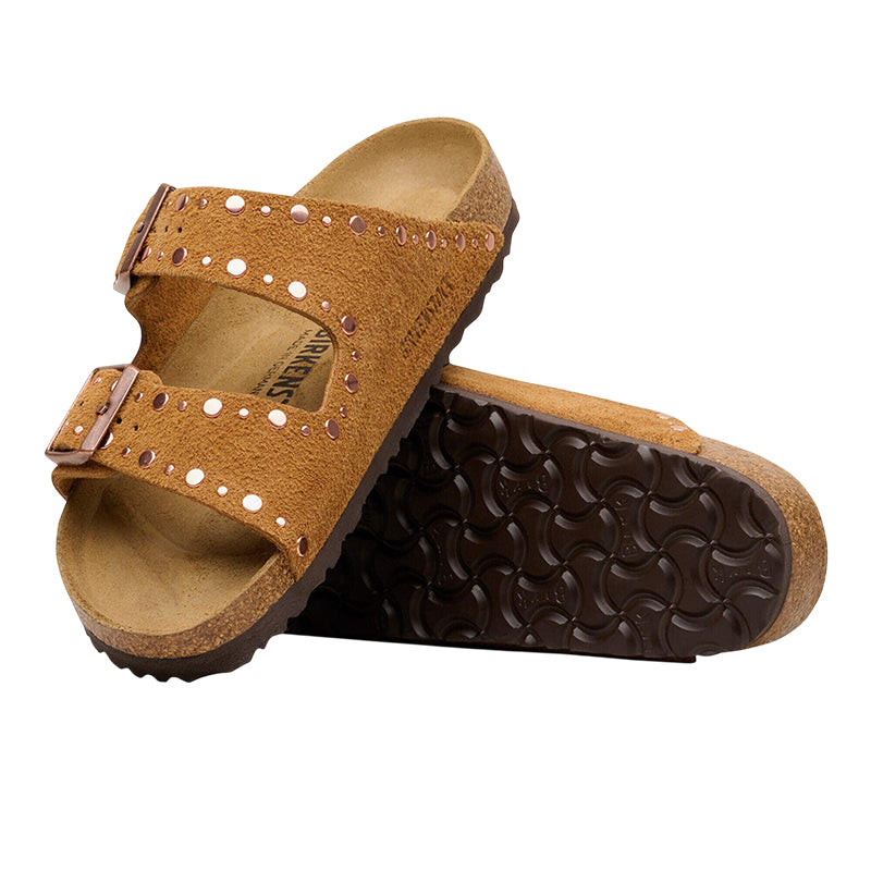Sandale Femme Birkenstock ARIZONA SUEDE RIVET