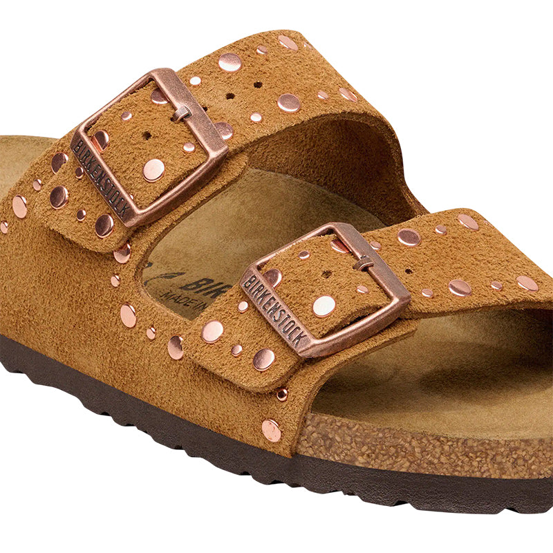 Sandale Femme Birkenstock ARIZONA SUEDE RIVET