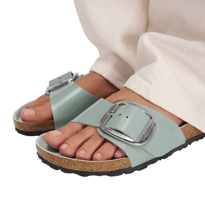 Sandale Femme Birkenstock MADRID BIG BUCKLE CUIR étroite
