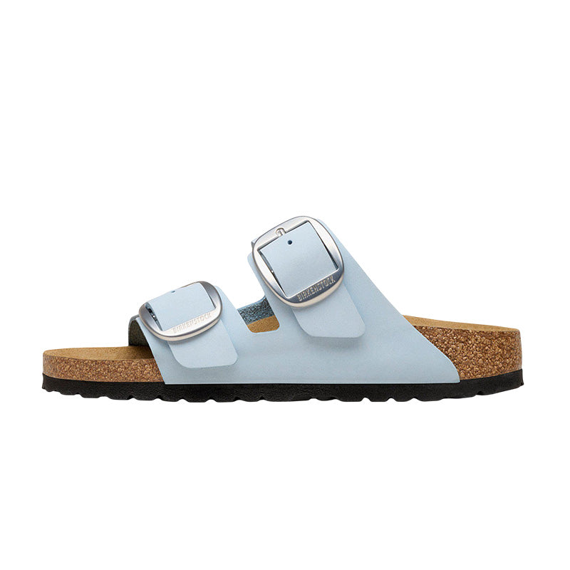 Sandale Femme Birkenstock ARIZONA BIG BUCKLE CUIR NUBUCK étroite