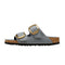 Sandale Femme Birkenstock ARIZONA BIG BUCKLE CUIR NUBUCK étroite