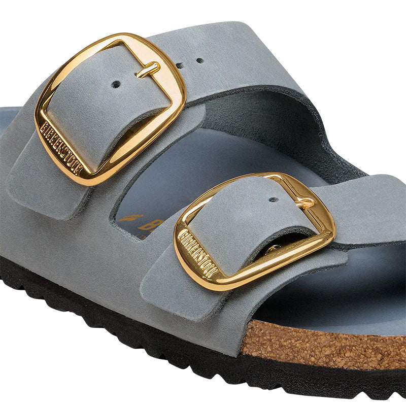 Sandale Femme Birkenstock ARIZONA BIG BUCKLE CUIR NUBUCK étroite