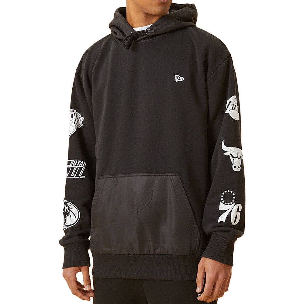 Sweat à capuche New Era PRINT NBA Multi Logo