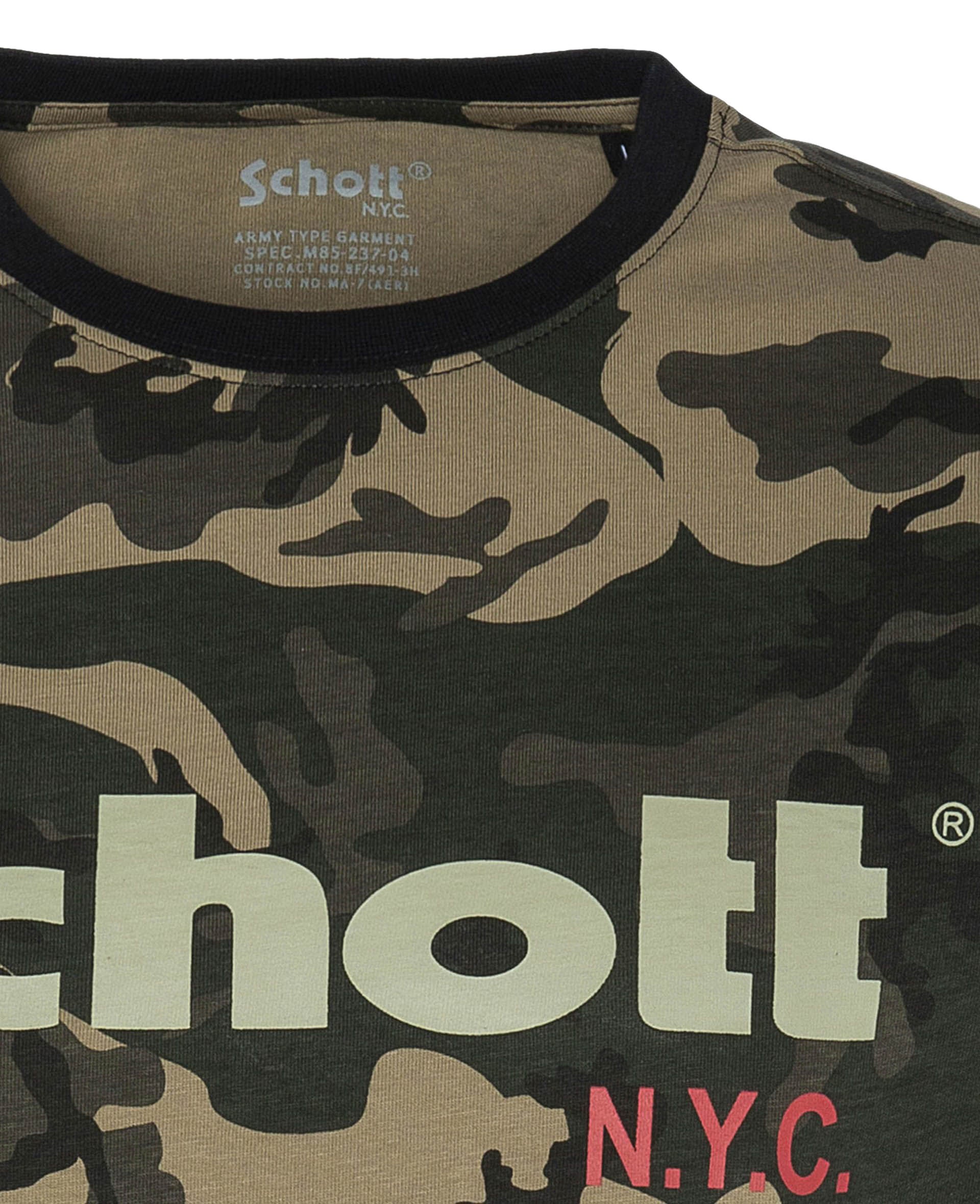 Pack de 2 tee-shirt Schott ras du cou