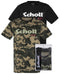Pack de 2 tee-shirt Schott ras du cou