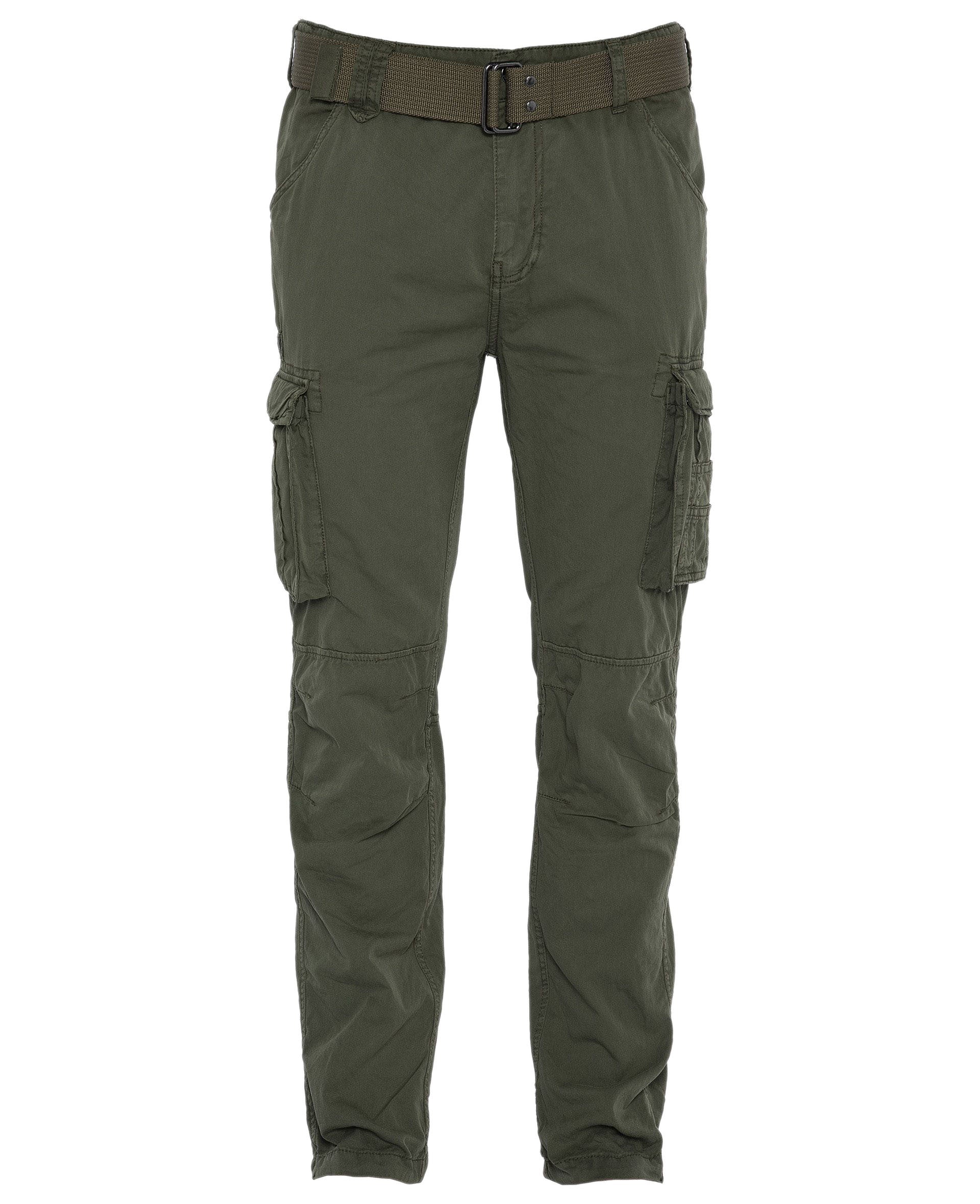 Pantalon cargo slim Schott ARMY CEINTURE TRRANGER70