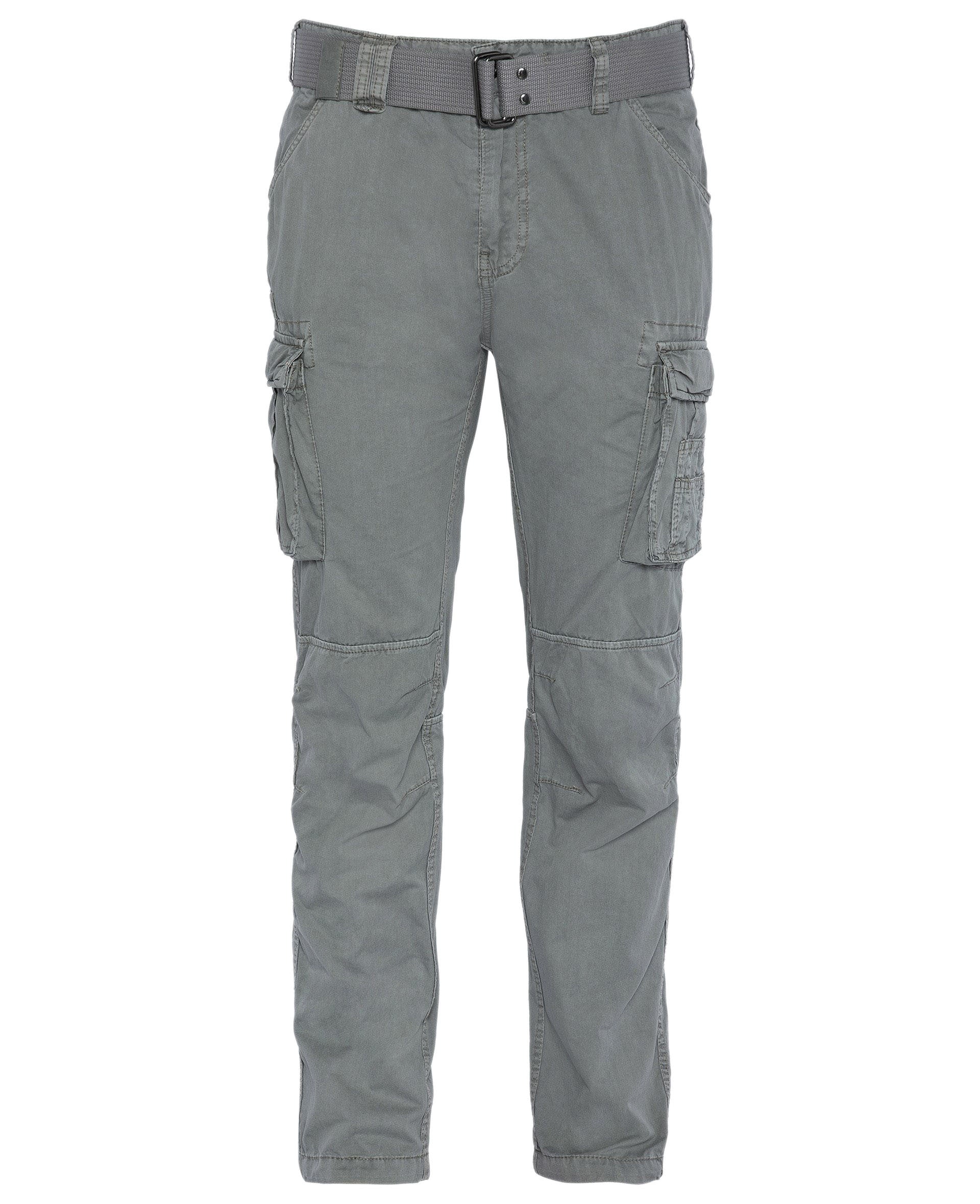 Pantalon cargo slim Schott ARMY CEINTURE TRRANGER70